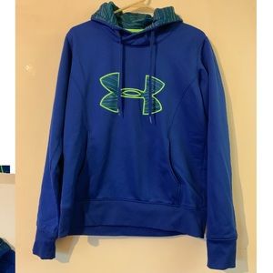 Blue/green Under Armour hoodie
